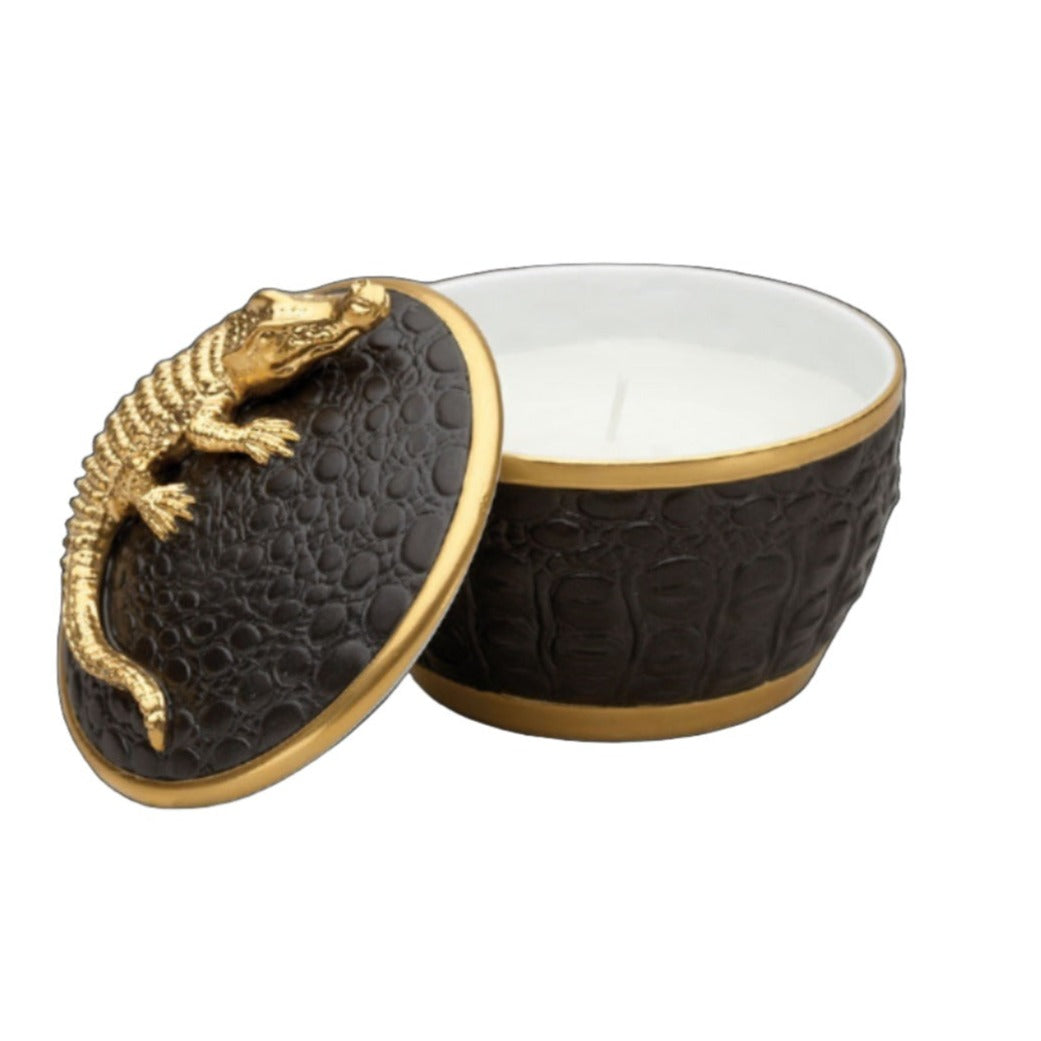 allamoda-gift-lobjet-Crocodile-candle-black-1