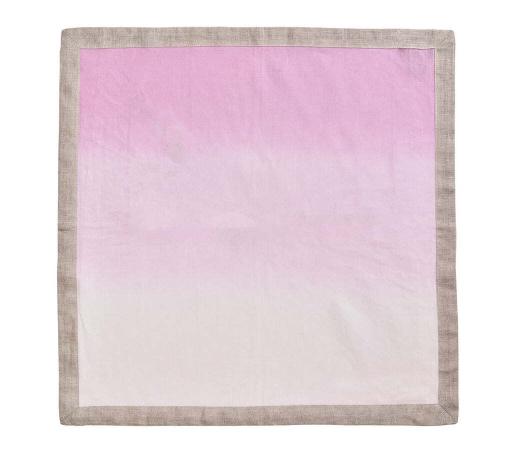 Dip Dye Napkin in Lilac, Set of 4