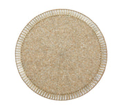 Bevel Placemat in Gold & Silver, Set of 4