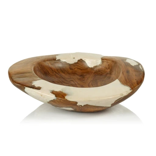 Lamala Natural Teakwood Bowl 17.75x4