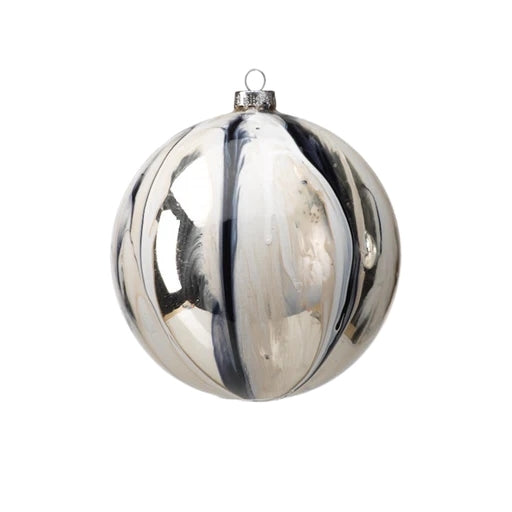 Silver Ball Ornament- Large