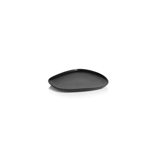 Skive Organic Ceramic Platter- Black 9