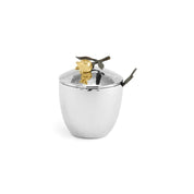 Pomegranate Sugar Pot w/ Spoon