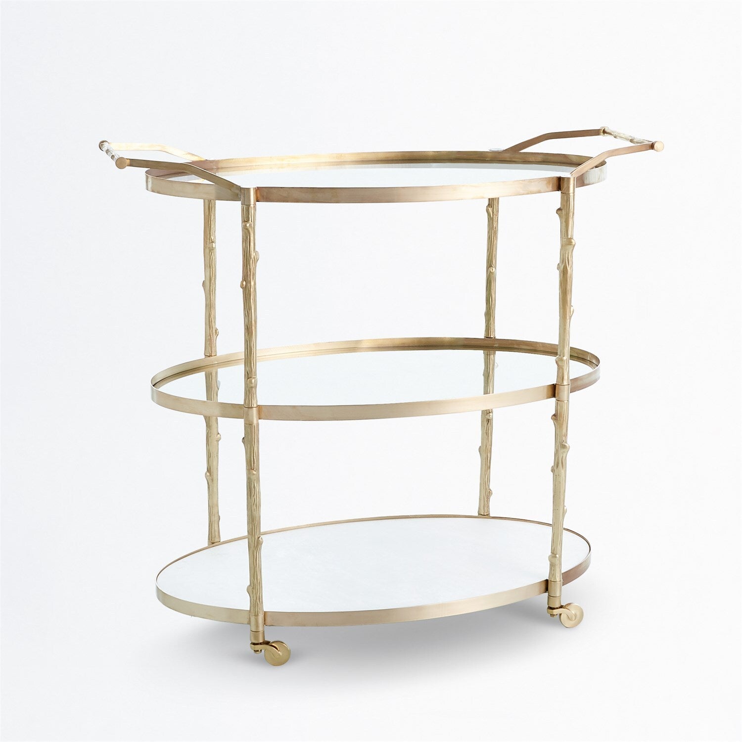 Arbor Bar Cart-Brass