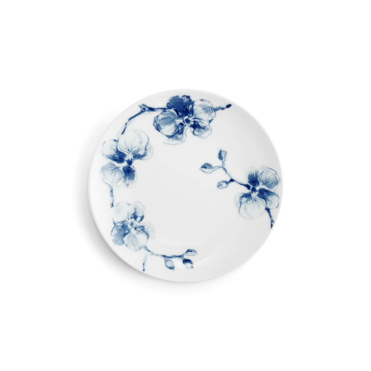 Blue Orchid Tidbit Plate Set Of 4