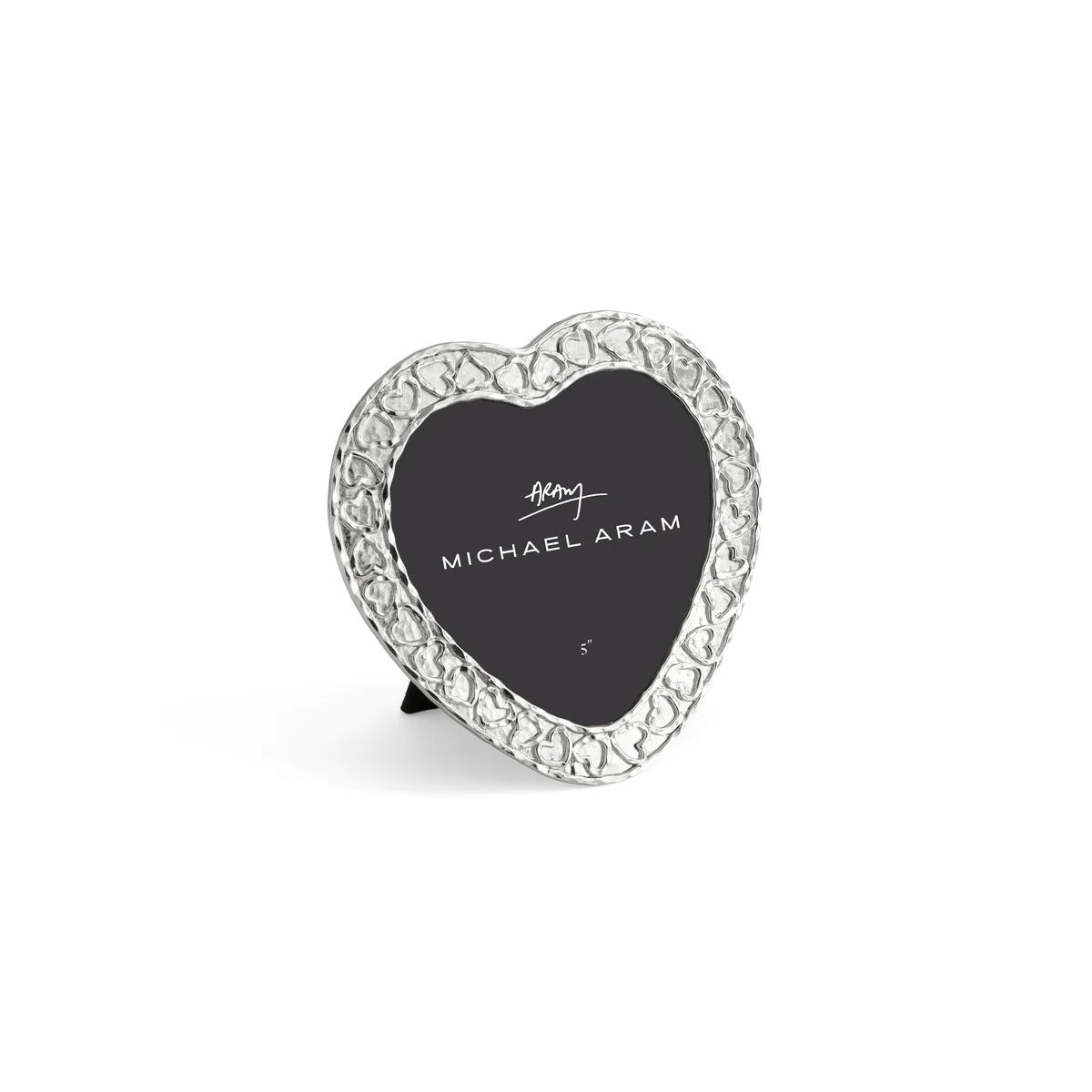 Heart Frame 5" - Silver