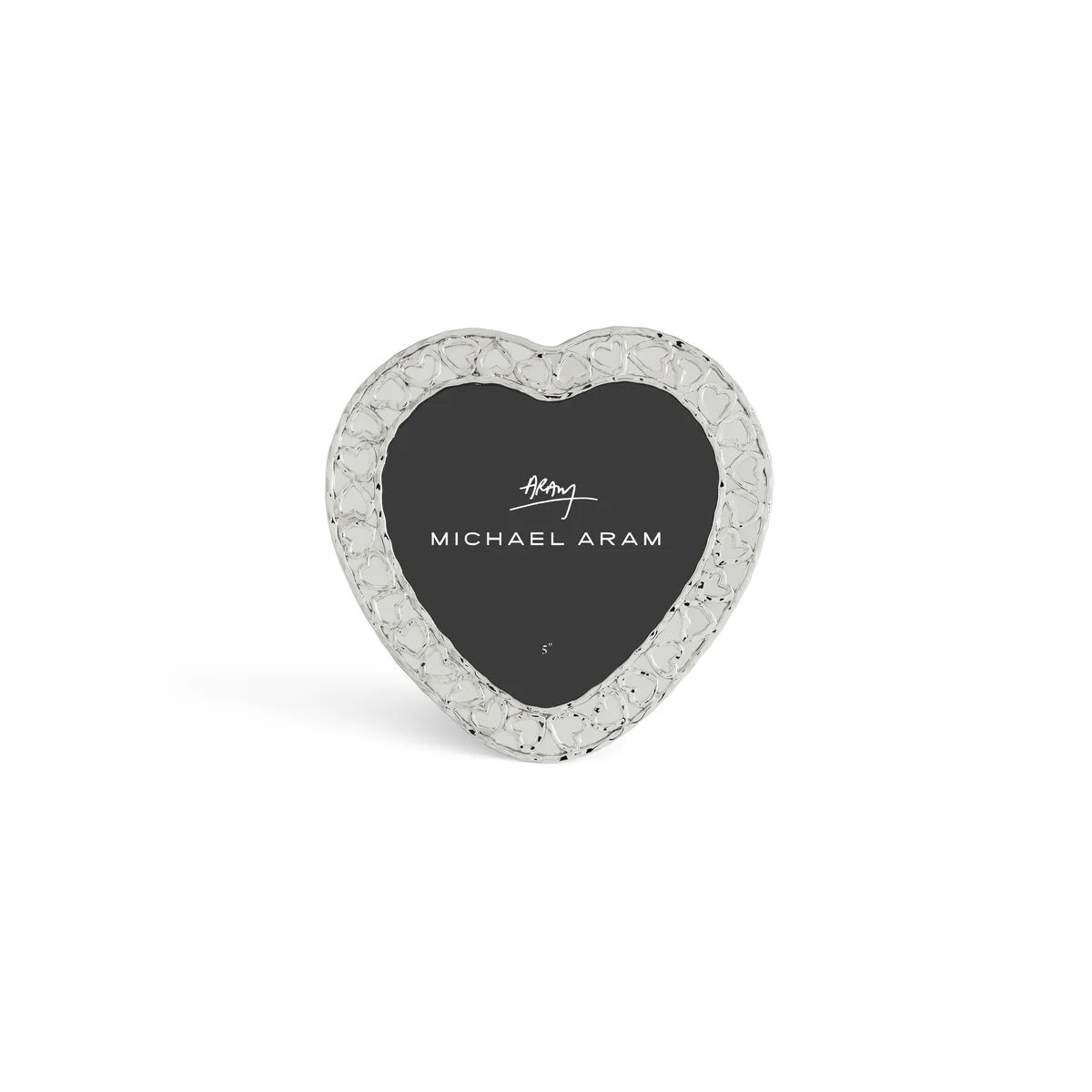 Heart Frame 5" - Silver