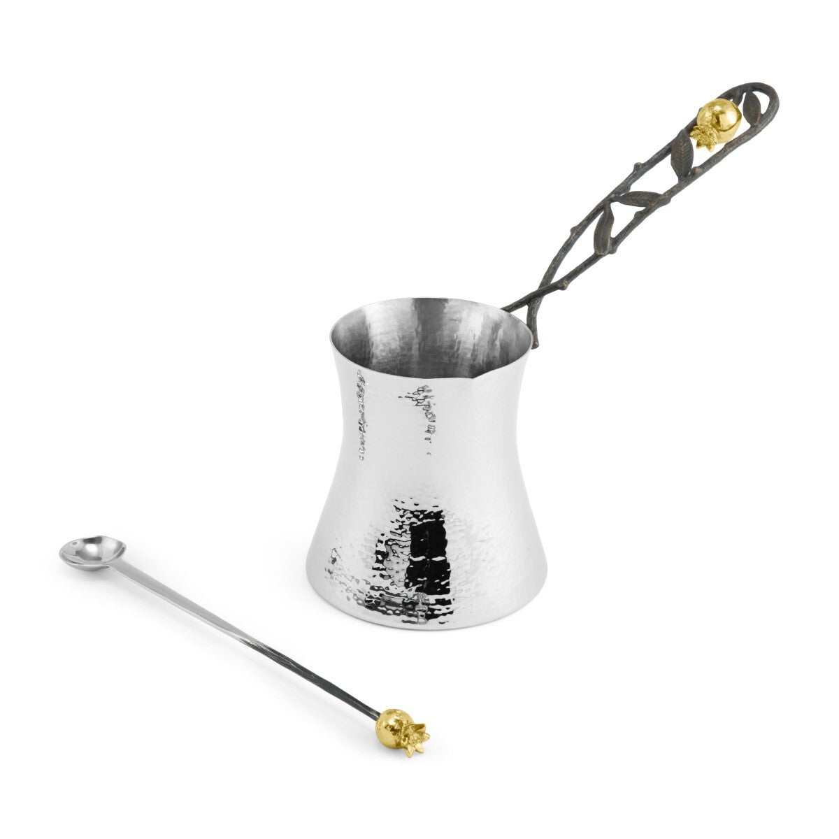 Pomegranate Coffee Pot With Spoon - Large