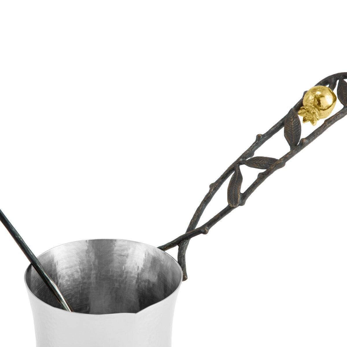 Pomegranate Coffee Pot With Spoon - Large