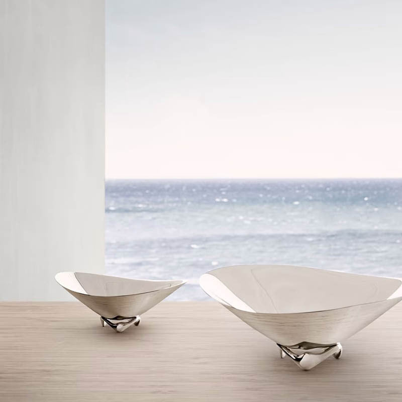 Georg Jensen Frequency Ciotola, Acciaio Inossidabile, Large Georg Jensen Frequency Ciotola, Acciaio Inossidabile, Large
